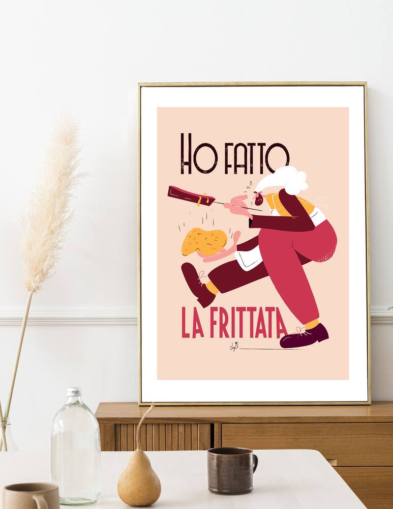 rinascente Slurp Design Poster Slurp D'Autore - Multicolor