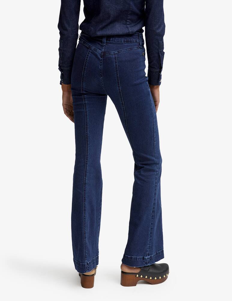 rinascente Shaft Tank jewel jeans - Blue