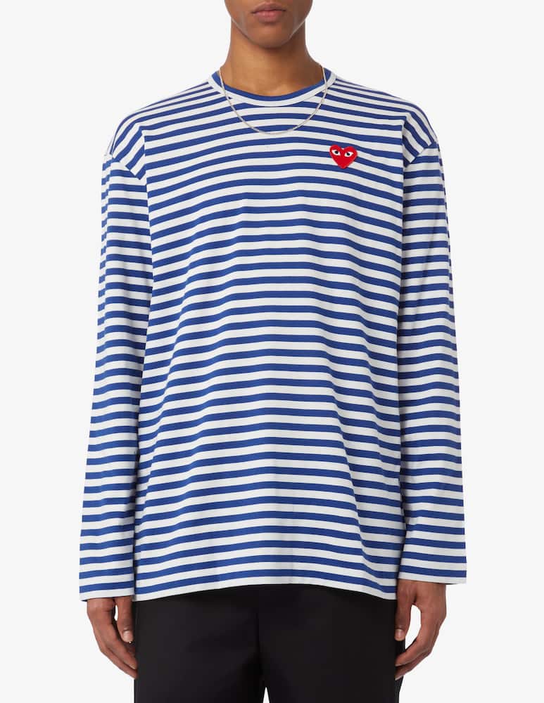 Comme des Garçons Play Maglietta a righe - immagine 1 Comme des Garçons Play Maglietta a righe - immagine 1