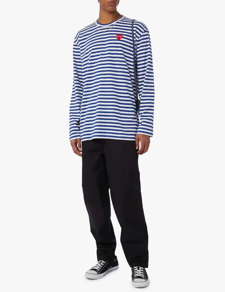 Comme des Garçons Play Maglietta a righe - immagine 2 Comme des Garçons Play Maglietta a righe - immagine 2
