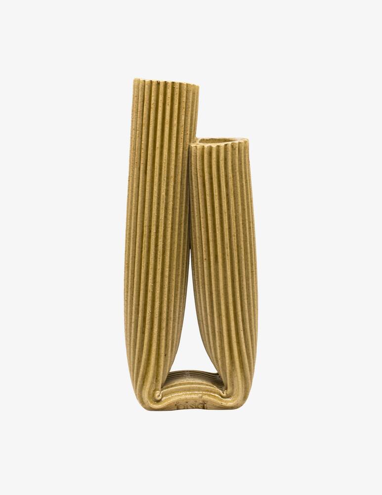 rinascente Studio Biskt Vase Tulumba - Yellow