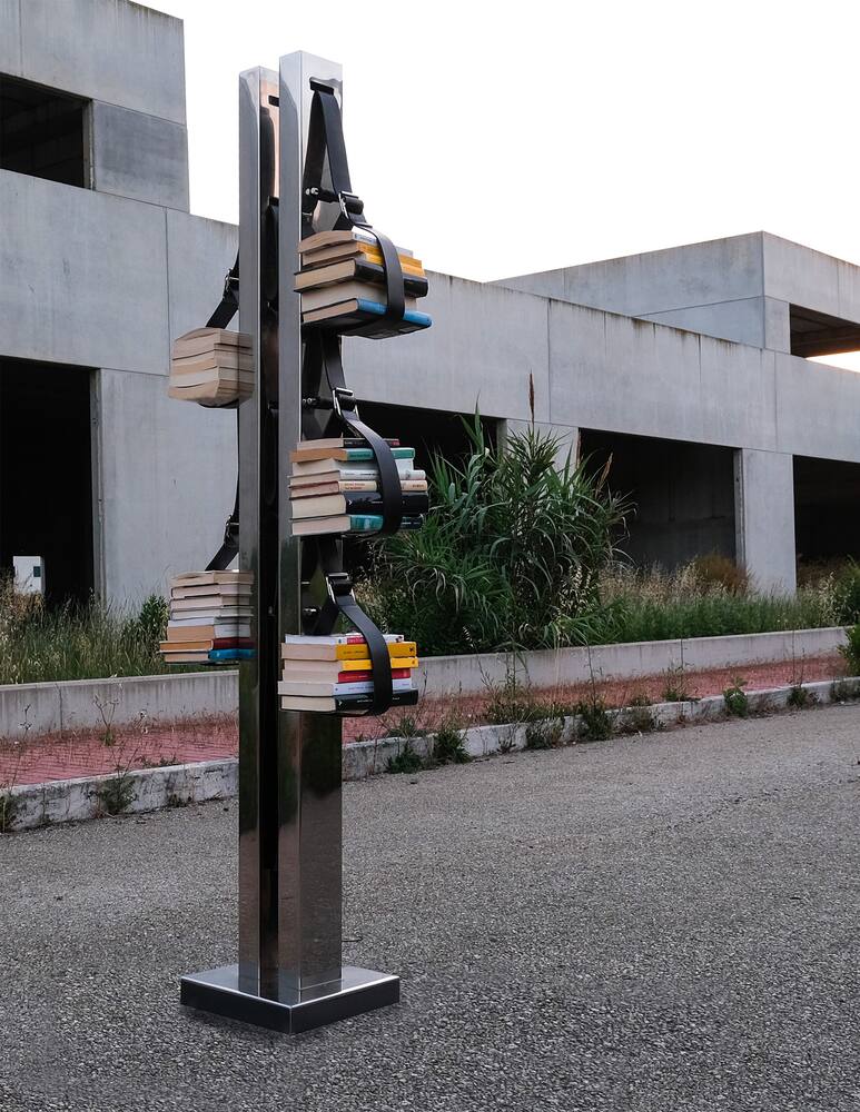 rinascente Aintdsgn Hang Libreria Verticale - Argento