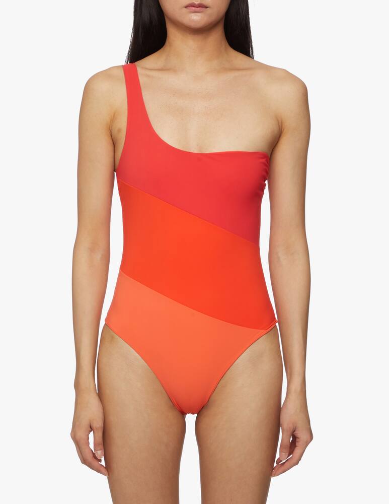 rinascente Chéri Kate tricolor one-piece swimsuit