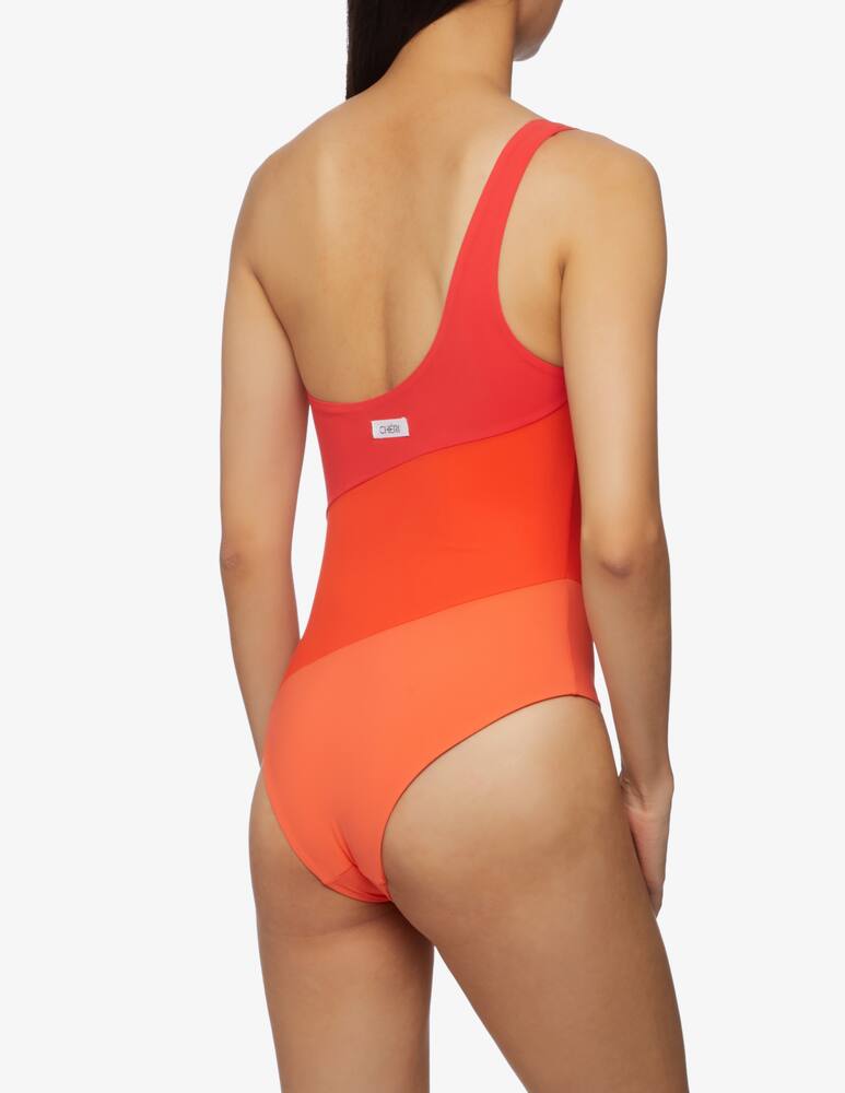 rinascente Chéri Kate tricolor one-piece swimsuit