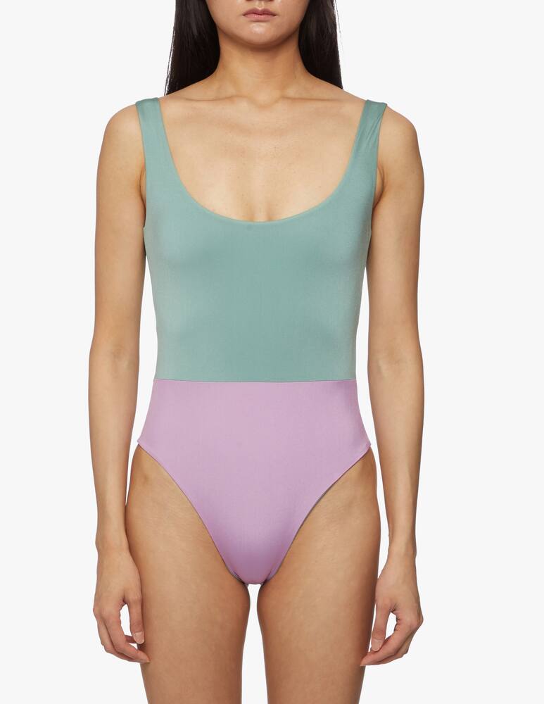 rinascente Chéri Kate bicolor one-piece swimsuit