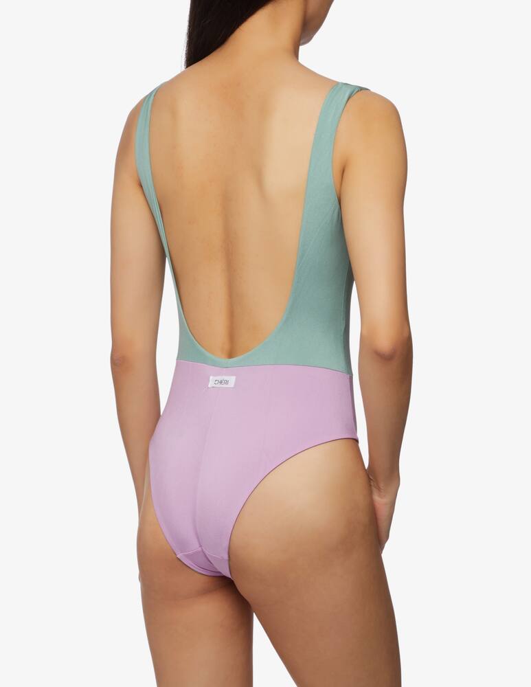 rinascente Chéri Kate bicolor one-piece swimsuit