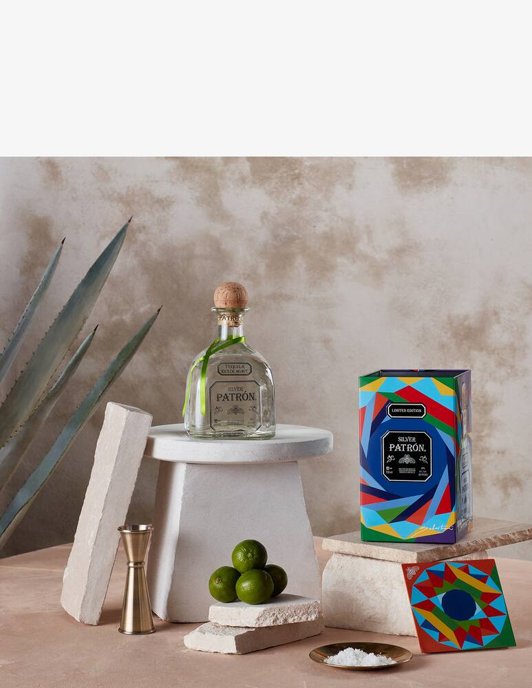 rinascente Patrón Tequila Patrón Silver, Mexican Heritage Tin 70cl