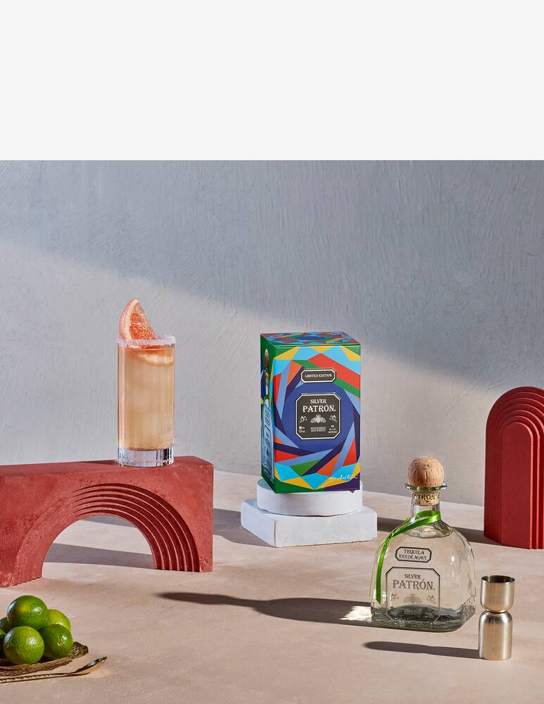 rinascente Patrón Tequila Patrón Silver, Mexican Heritage Tin 70cl