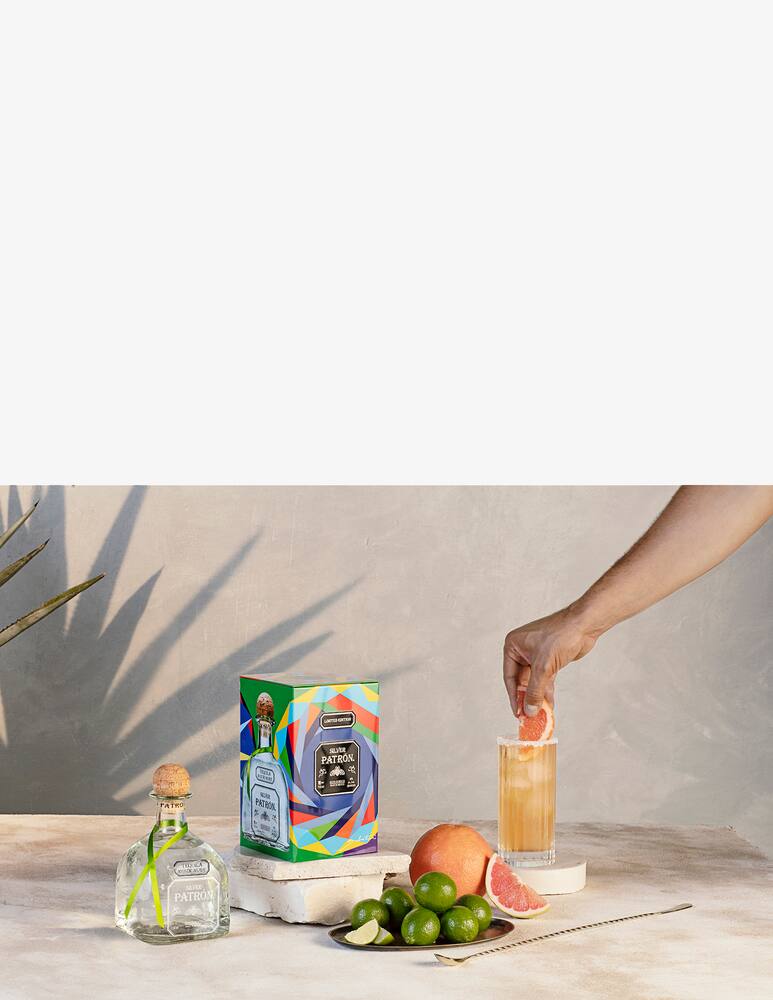 rinascente Patrón Tequila Patrón Silver, Mexican Heritage Tin 70cl