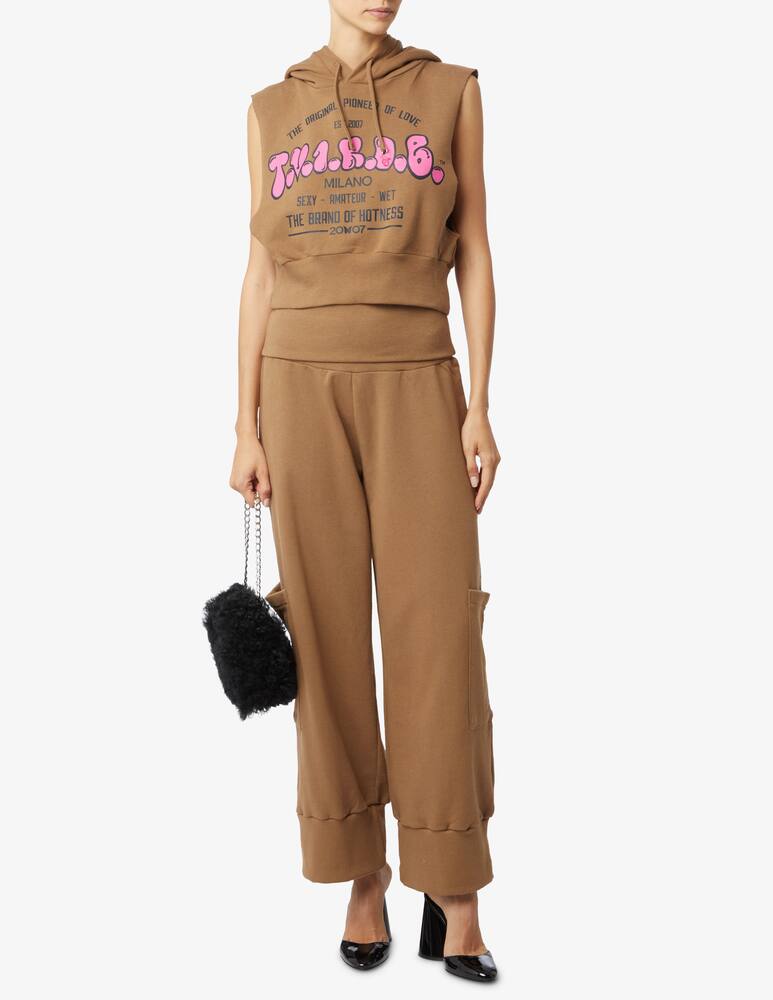 rinascente Salvatore Vignola Felpa con cappuccio smanicata TV1KDB - Marrone