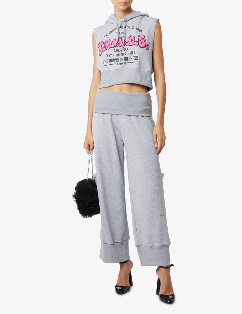 rinascente Salvatore Vignola Felpa con cappuccio smanicata TV1KDB - Grigio