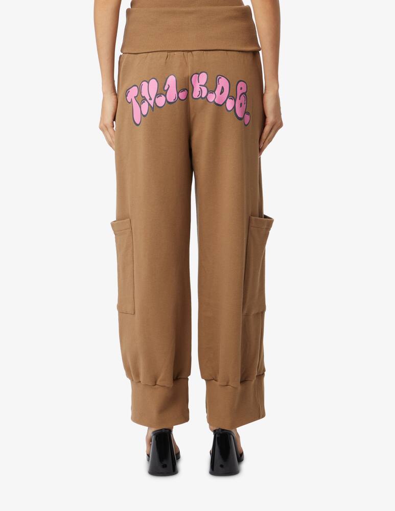 rinascente Salvatore Vignola Oversized cargo pants in overalls - Brown