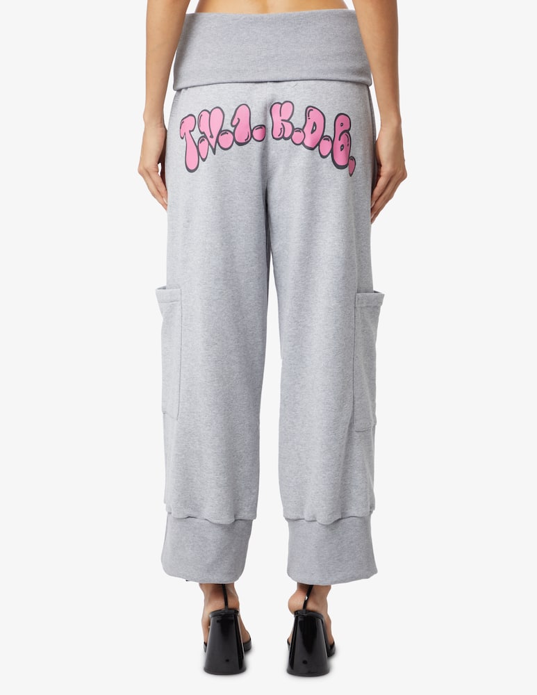 rinascente Salvatore Vignola Pantaloni cargo oversize in tuta - Grigio