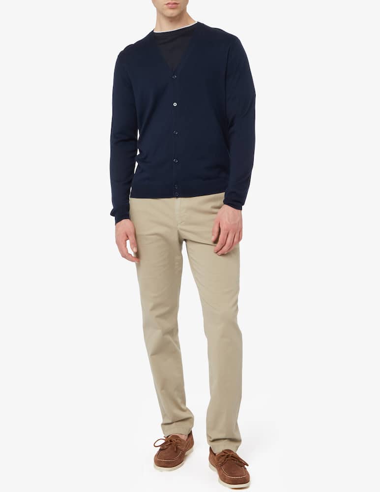 rinascente Pure Cashmere Silk cotton and cashmere 16gg cardigan