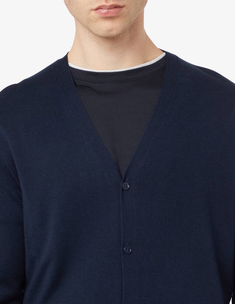 rinascente Pure Cashmere Silk cotton and cashmere 16gg cardigan