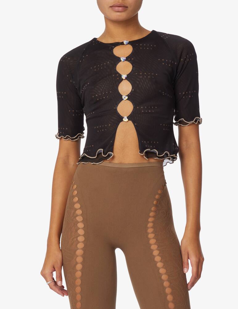 rinascente Poster Girl Top Dana - Nero