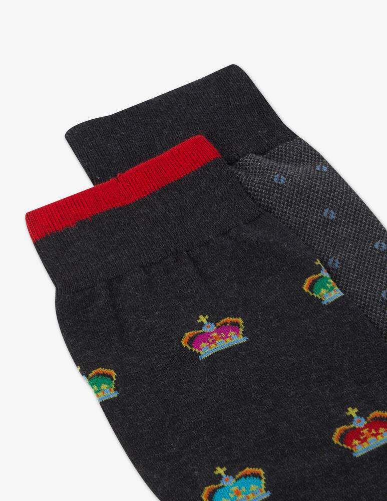 rinascente Church's 2 pair gift box socks - Black