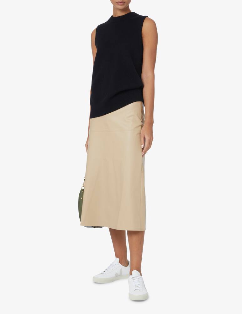 rinascente MM Gonna midi svasata Fiuggi - Beige Max Mara