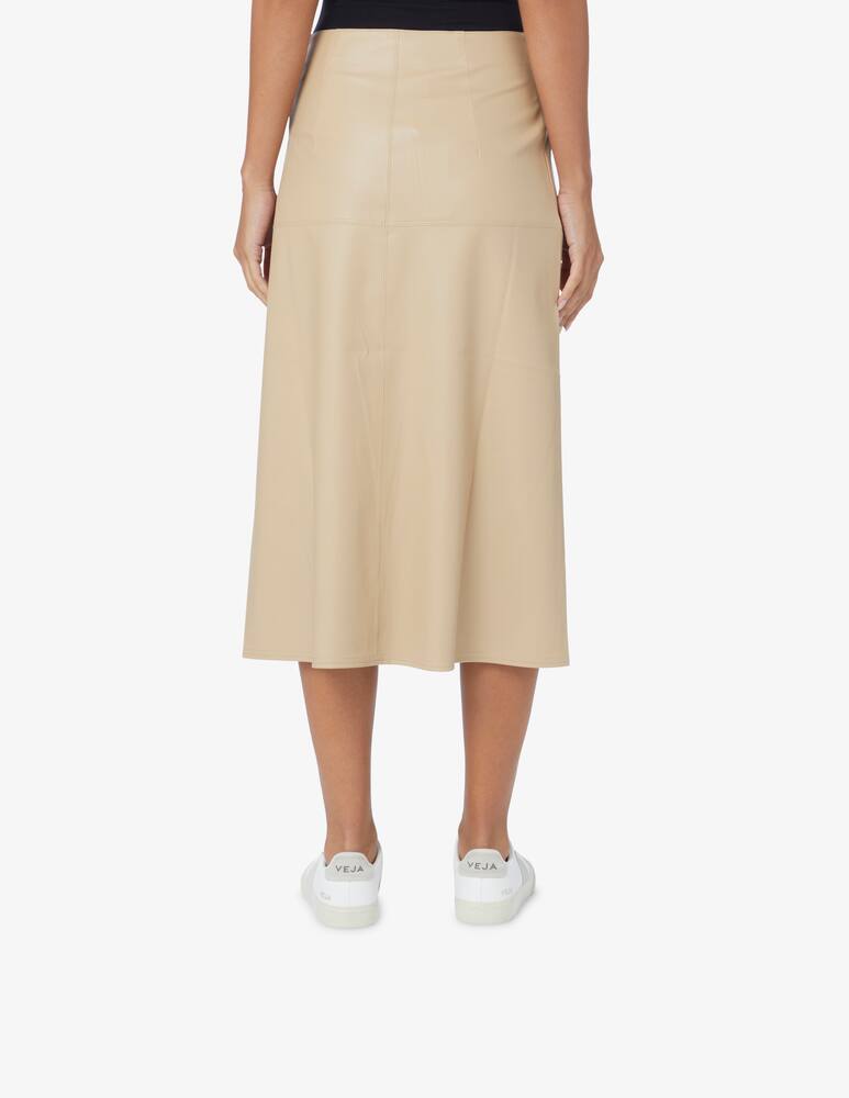 rinascente MM Gonna midi svasata Fiuggi - Beige Max Mara