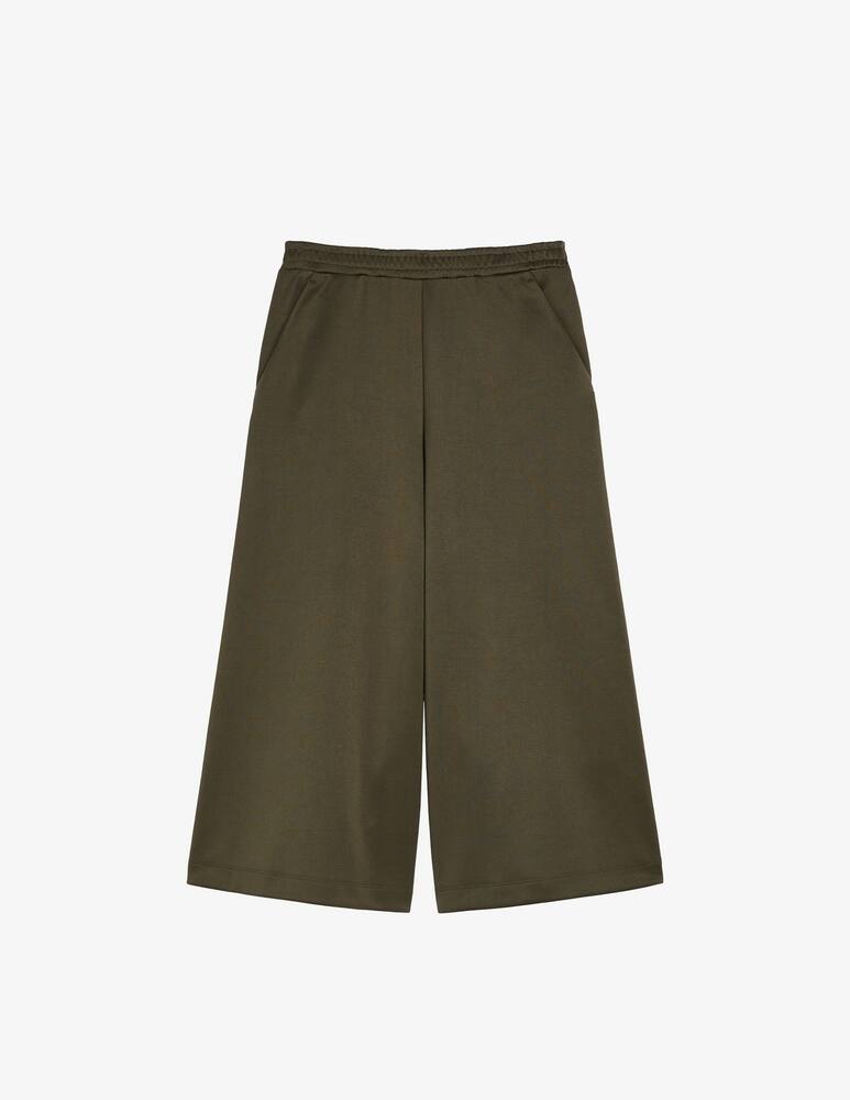 rinascente MM Vada palazzo crop trousers - Olive Max Mara
