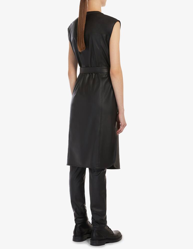 rinascente MM Vestito smanicato con cintura - Nero Max Mara