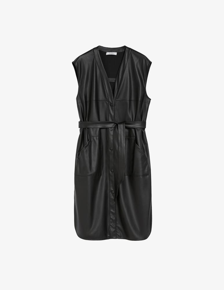 rinascente MM Vestito smanicato con cintura - Nero Max Mara