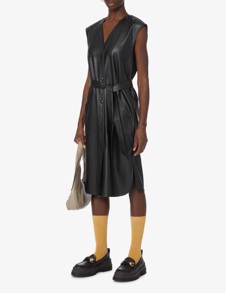 rinascente MM Vestito smanicato con cintura - Nero Max Mara