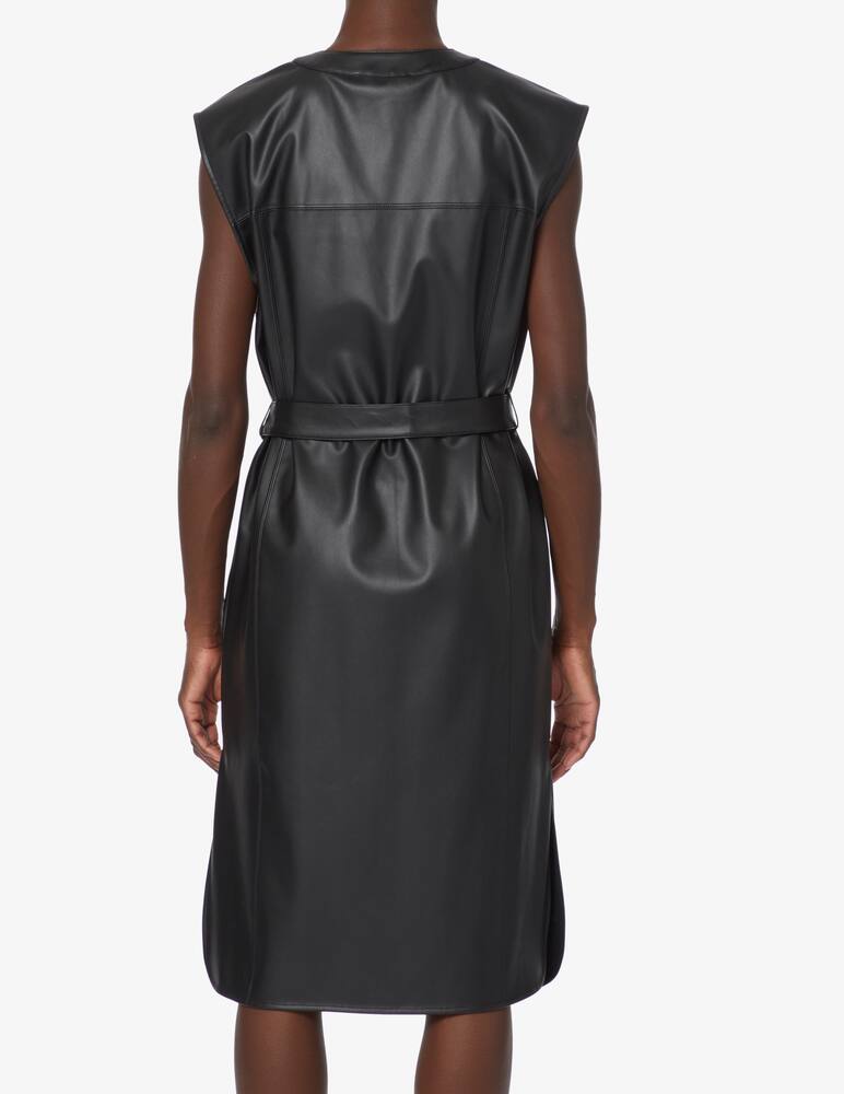 rinascente MM Vestito smanicato con cintura - Nero Max Mara