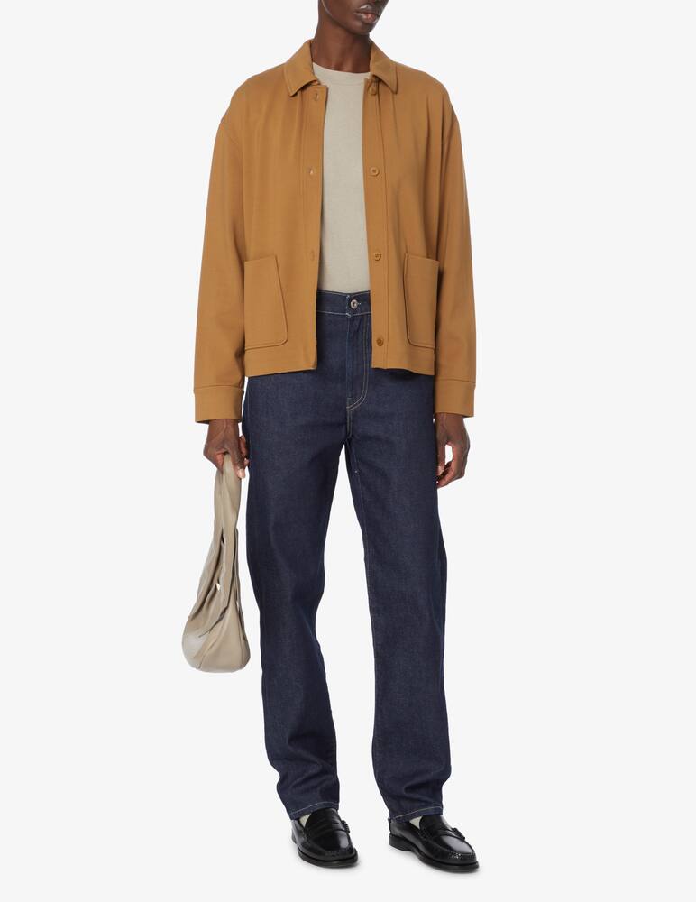 rinascente MM Camicia similpelle tasche Lampo - Marrone Max Mara