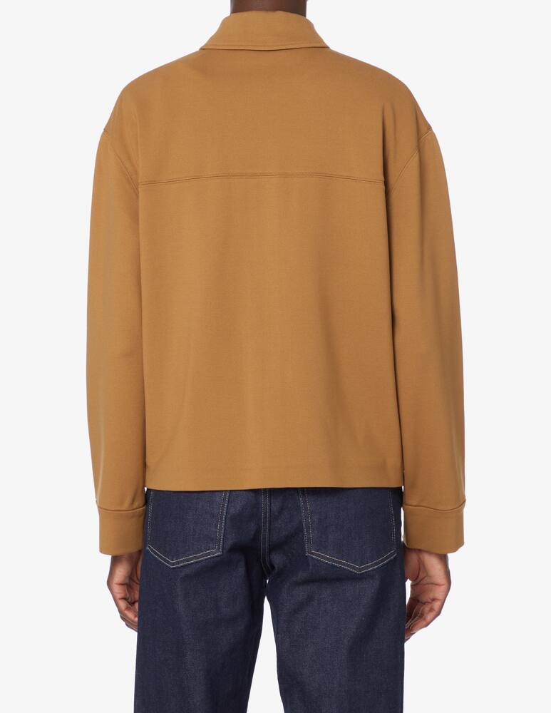 rinascente MM Camicia similpelle tasche Lampo - Marrone Max Mara