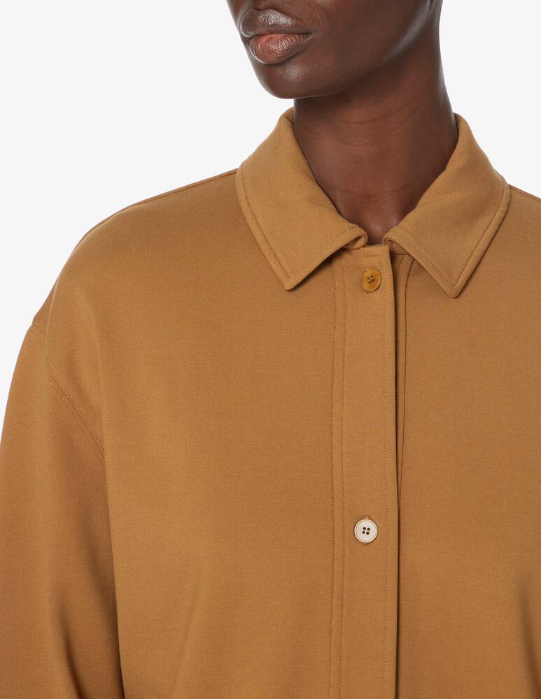 rinascente MM Camicia similpelle tasche Lampo - Marrone Max Mara