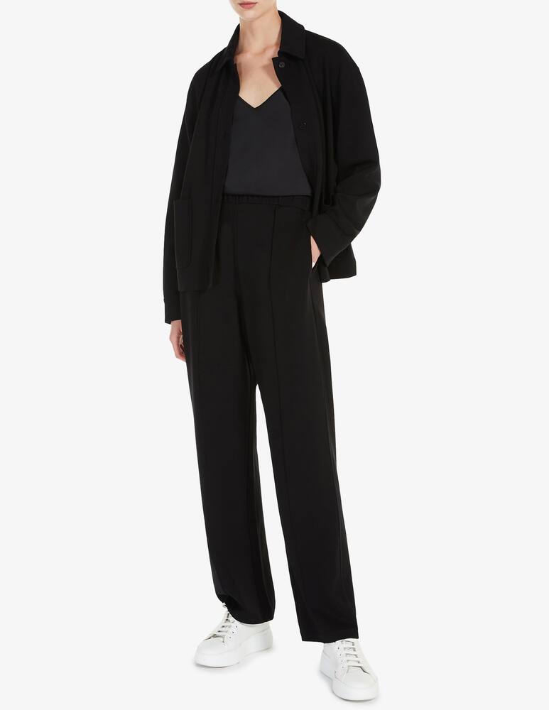 rinascente MM Camicia similpelle tasche Lampo - Nero Max Mara