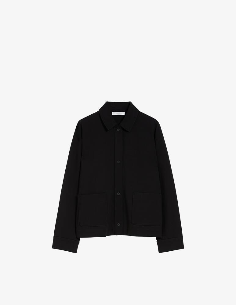 rinascente MM Camicia similpelle tasche Lampo - Nero Max Mara