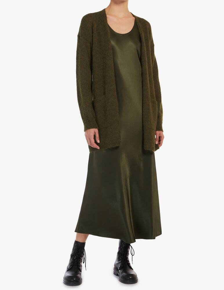 rinascente MM Vestito slip Ares - Oliva Max Mara