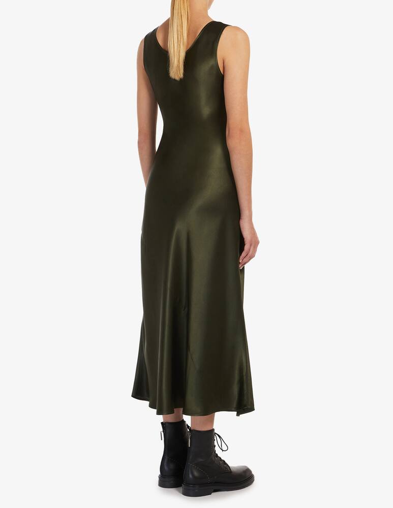 rinascente MM Vestito slip Ares - Oliva Max Mara
