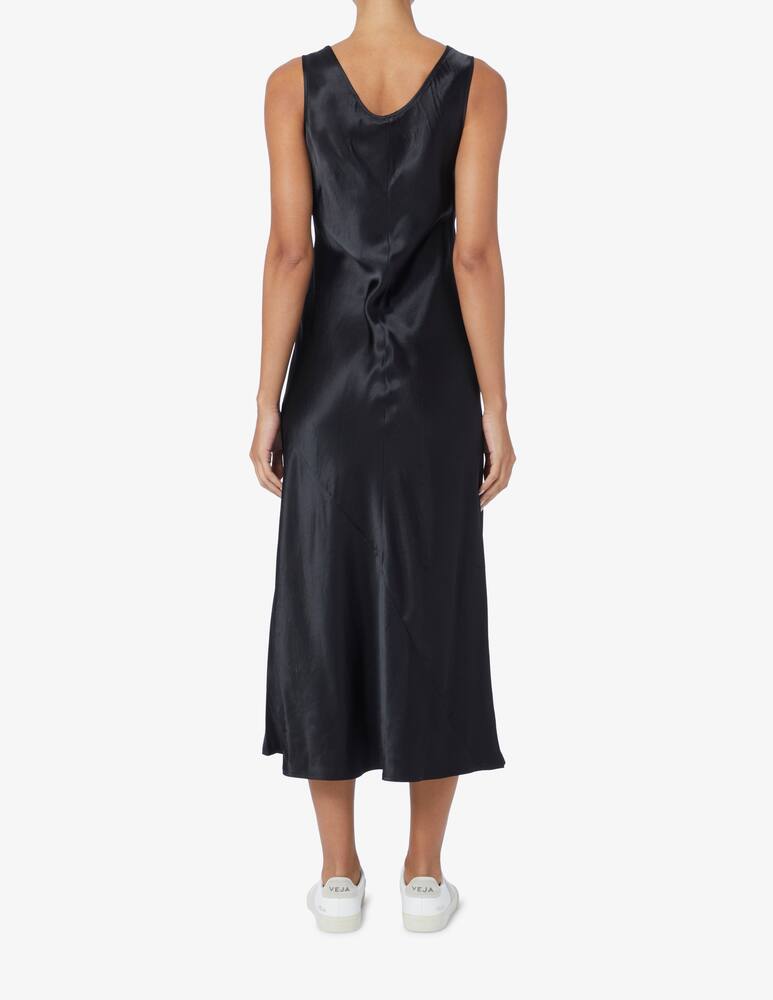 rinascente MM Vestito slip Ares - Nero Max Mara