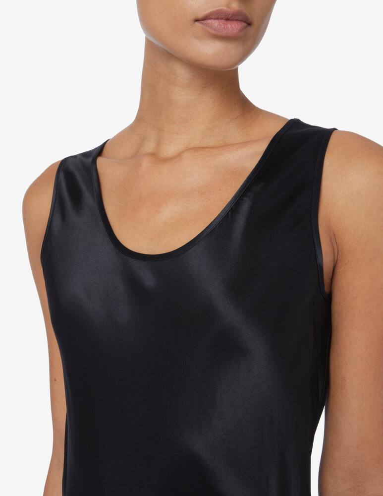 rinascente MM Vestito slip Ares - Nero Max Mara