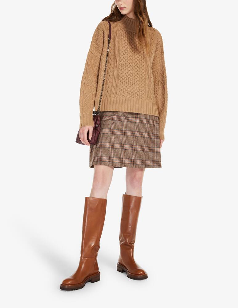 Weekend Max Mara Roberta high neck jumper - Beige - picture 2 Weekend Max Mara Roberta high neck jumper - Beige - picture 2