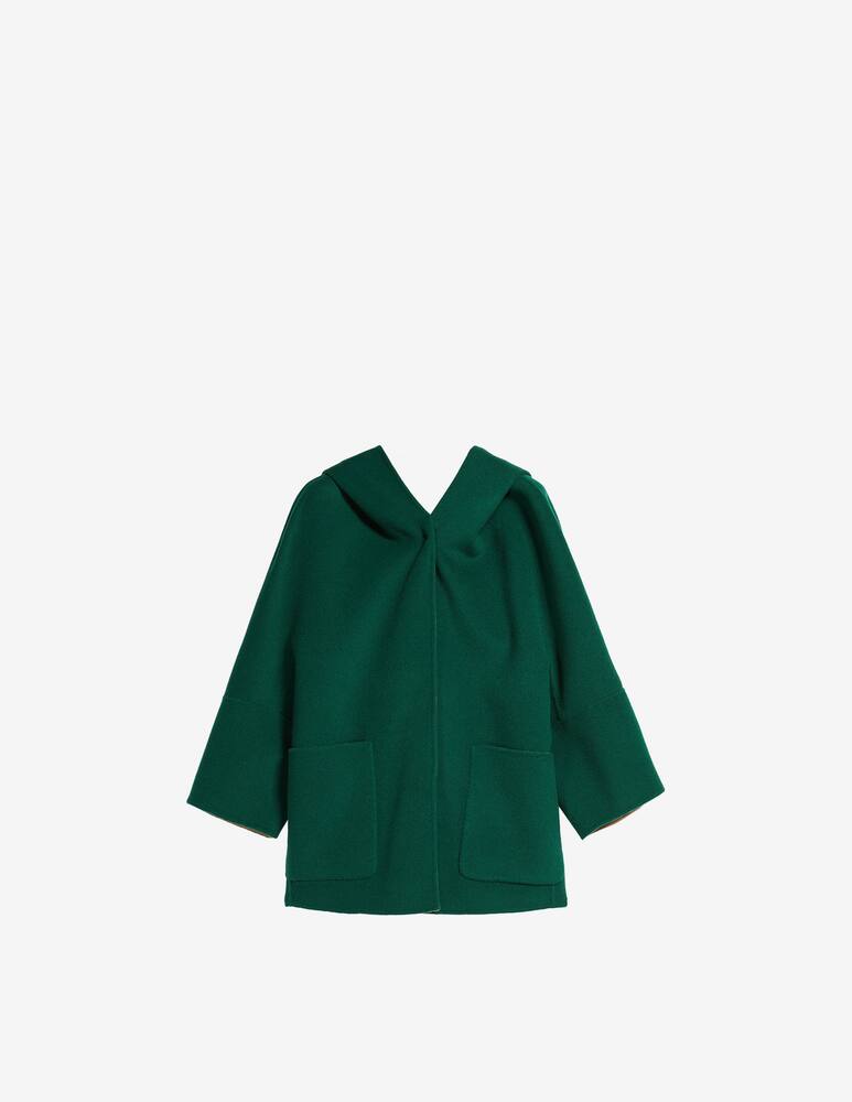 rinascente Weekend Max Mara Grana double-breasted jacket with hoodie - Green