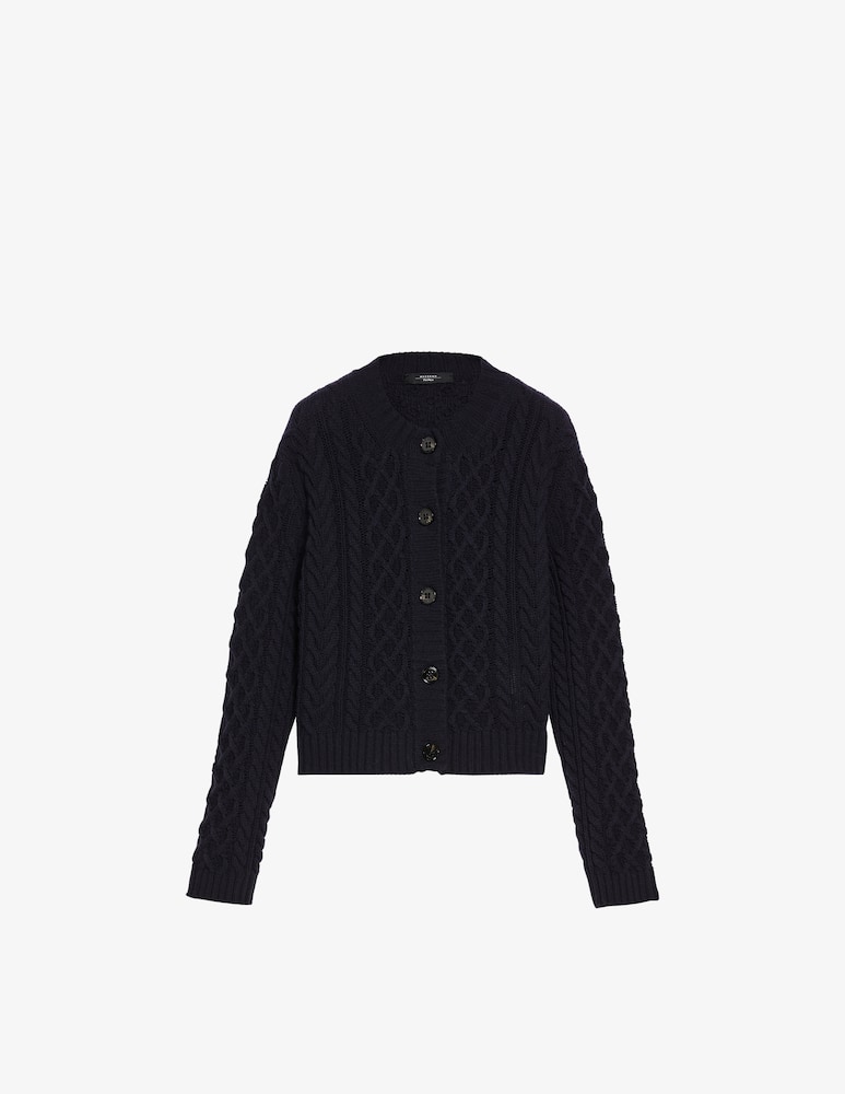 rinascente Weekend Max Mara Porfido cardigan - Black