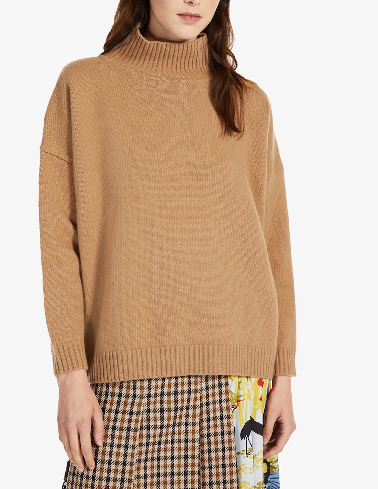 Weekend Max Mara Oversize turtle-neck top - Beige - picture 1 Weekend Max Mara Oversize turtle-neck top - Beige - picture 1
