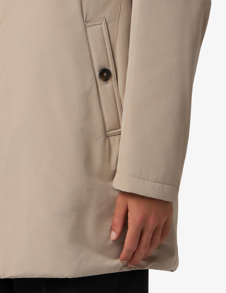 rinascente L'impermeabile Cappotto carcoat con collo a camicia e bottoni