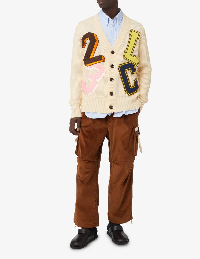 rinascente LC23 Patch cardgan - White