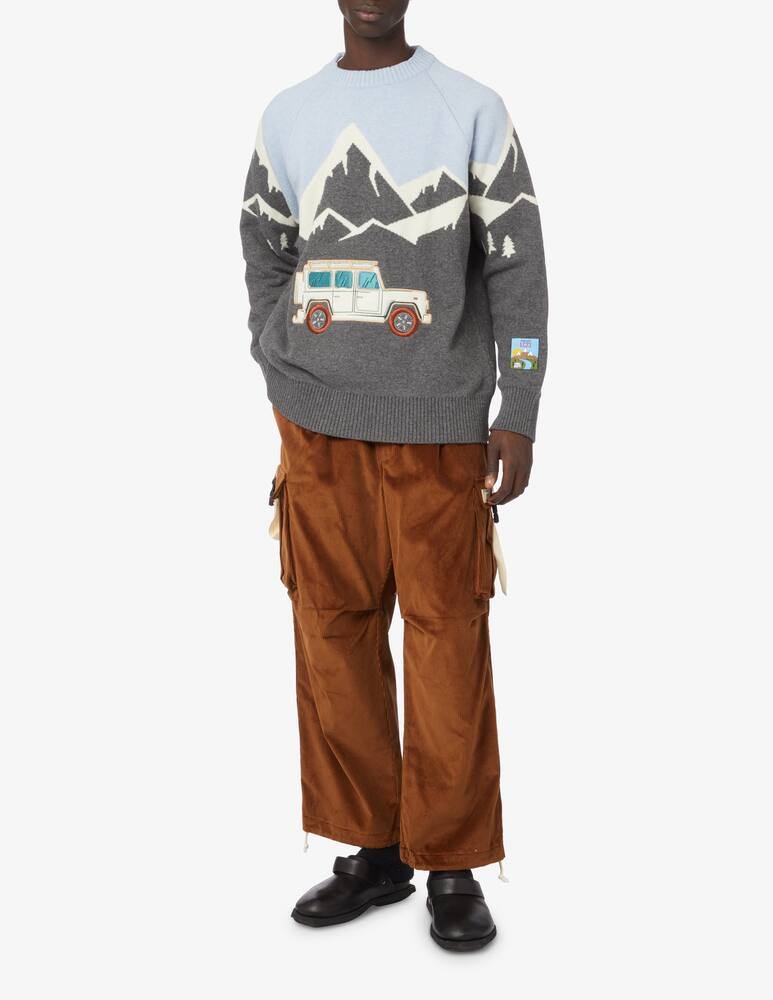 rinascente LC23 Felpa jeep jaquard - Grigio