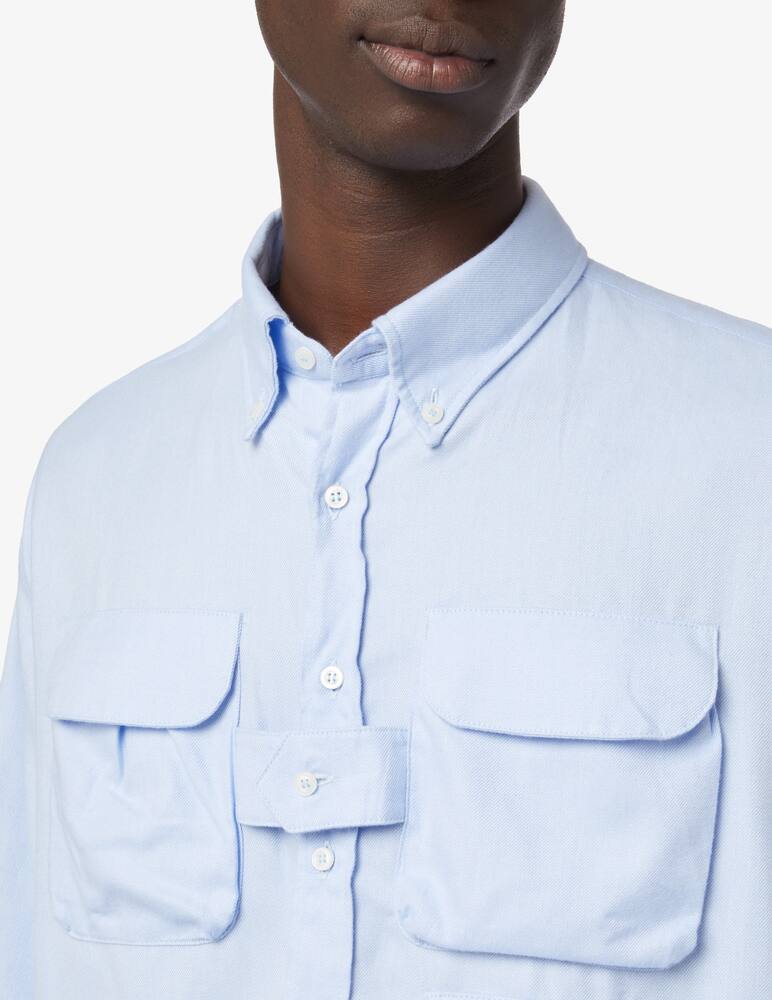 rinascente LC23 Flannel shirt - Light blue