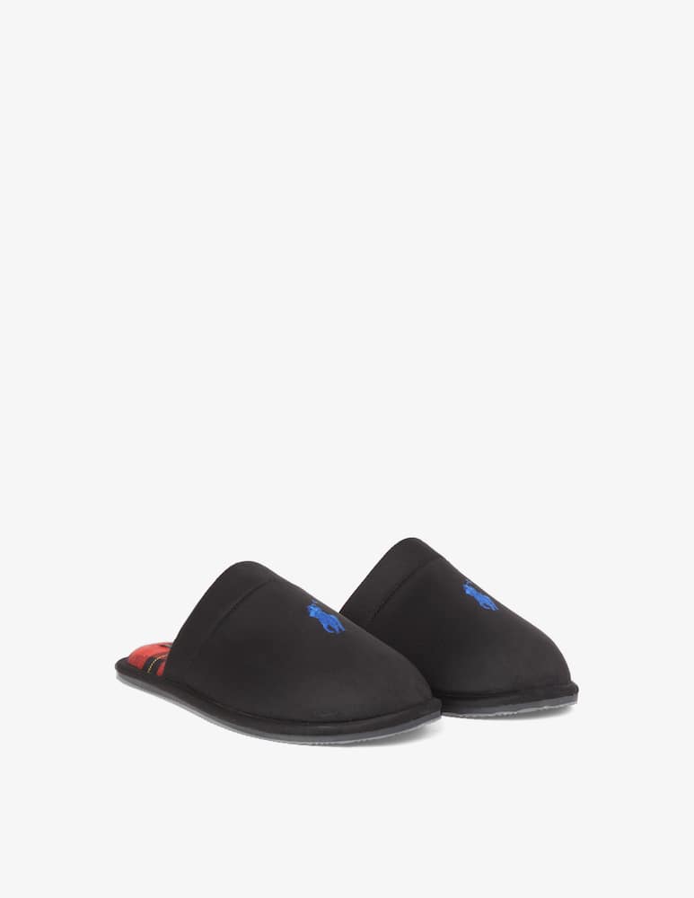 rinascente Polo Ralph Lauren Klarence tartan loafers - Black