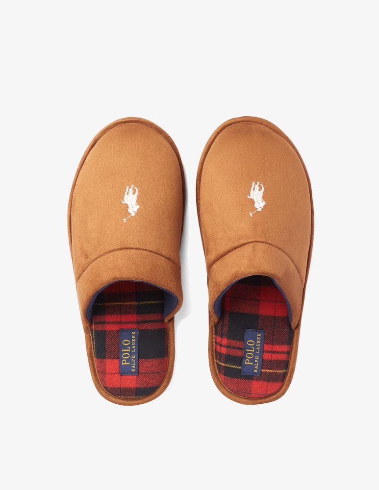 rinascente Polo Ralph Lauren Klarence tartan loafers - Brown