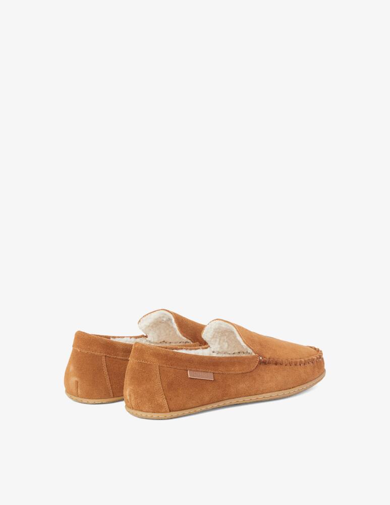 rinascente Polo Ralph Lauren Collins loafers with fur - Brown