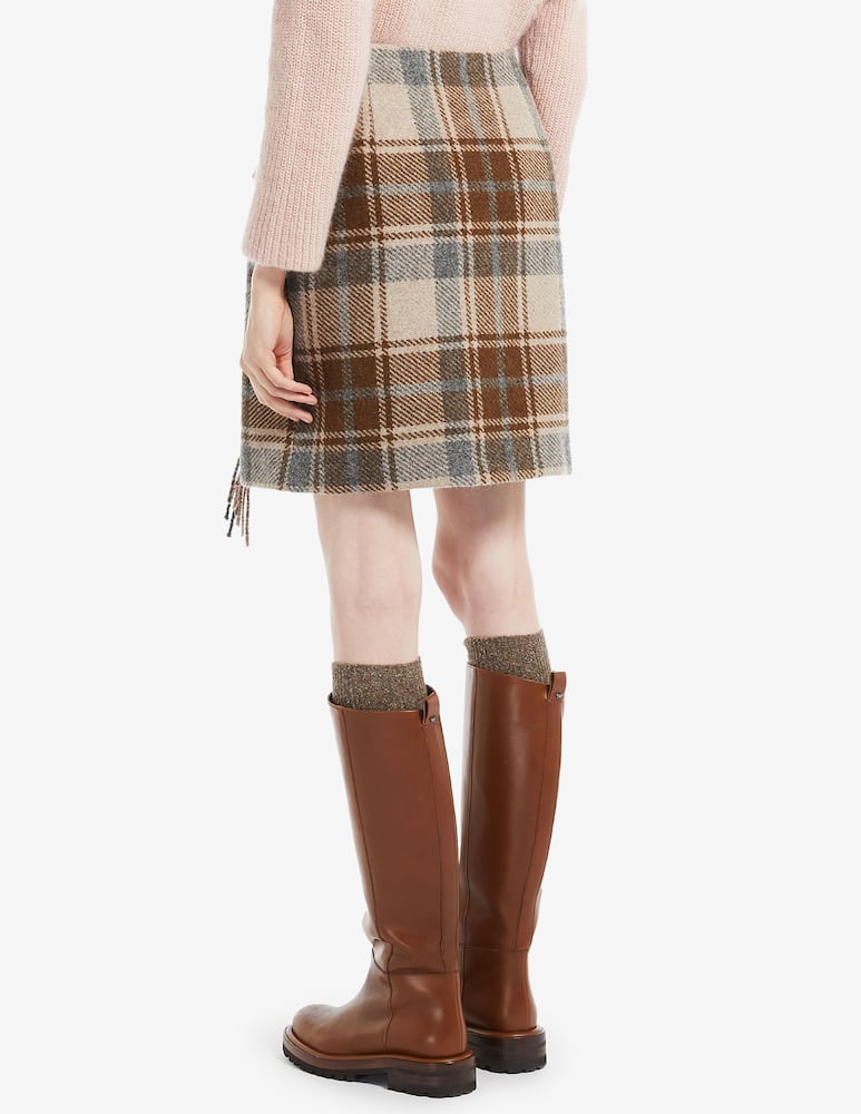 Weekend Max Mara Epoche wool mini skirt - Brown - picture 3 Weekend Max Mara Epoche wool mini skirt - Brown - picture 3
