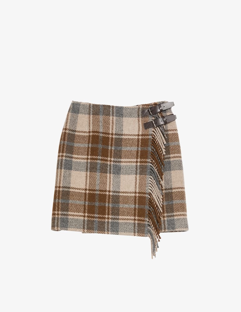 Weekend Max Mara Epoche wool mini skirt - Brown - picture 4 Weekend Max Mara Epoche wool mini skirt - Brown - picture 4